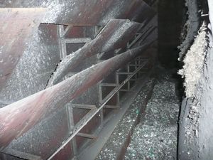 Обслуживание пулеулавливателя